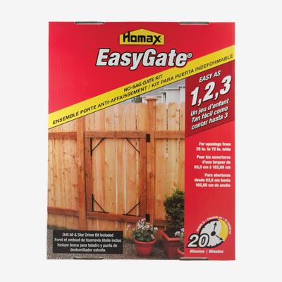 HOMAX<sup>®</sup> EASY GATE<sup>®</sup> No-Sag Gate Kit