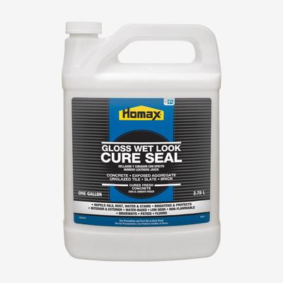 HOMAX<sup>®</sup> Interior/Exterior Cure Seal Gloss Wet Look