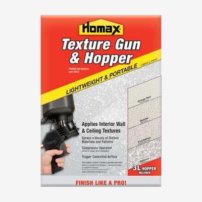 HOMAX<sup>®</sup> Lightweight & Portable Texture Gun & Hopper