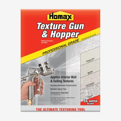 HOMAX<sup>®</sup> Professional Grade Texture Gun & Hopper