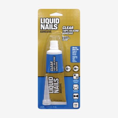 LIQUID NAILS<sup>®</sup> Clear Silicone Interior & Exterior Adhesive