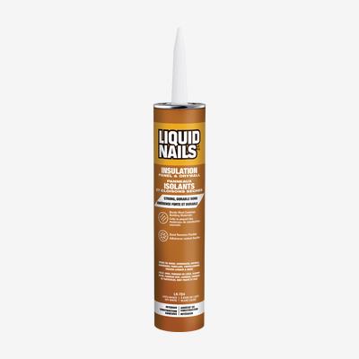 LIQUID NAILS<sup>®</sup> Insulation Panel & Drywall Interior Construction Adhesive