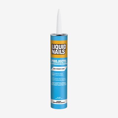 LIQUID NAILS<sup>®</sup> Projects & Foamboard Interior Construction Adhesive