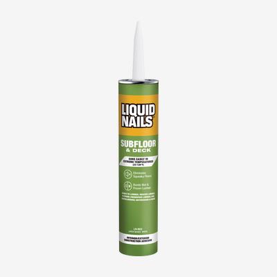 LIQUID NAILS<sup>®</sup> Subfloor & Deck Interior & Exterior Construction Adhesive - Latex Based