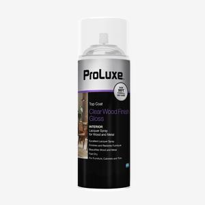 ProLuxe<sup>®</sup> Interior Clear Lacquer Spray for Wood and Metal