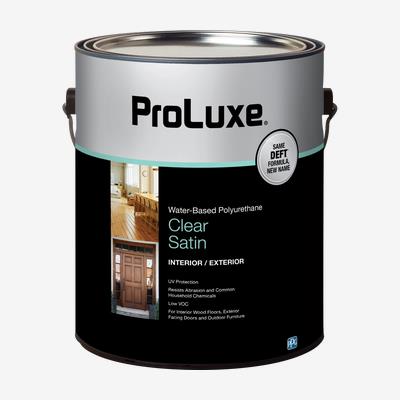 ProLuxe<sup>®</sup> Interior/Exterior Clear Water-Based Polyurethane